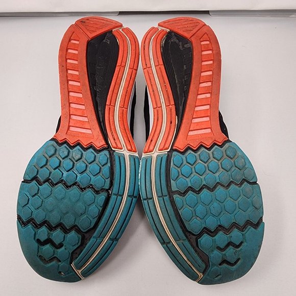 Nike Running Shoes Womens 9 Black Flyknit Zoom Structure Sneakers  Gym Work Out - Picture 7 of 8